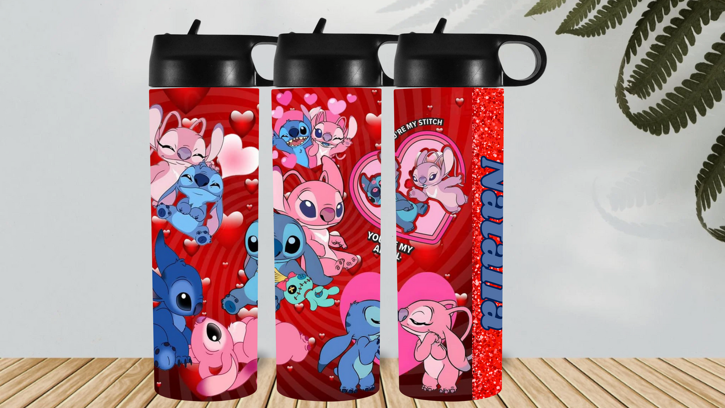 STITCH AND ANGEL (RED)