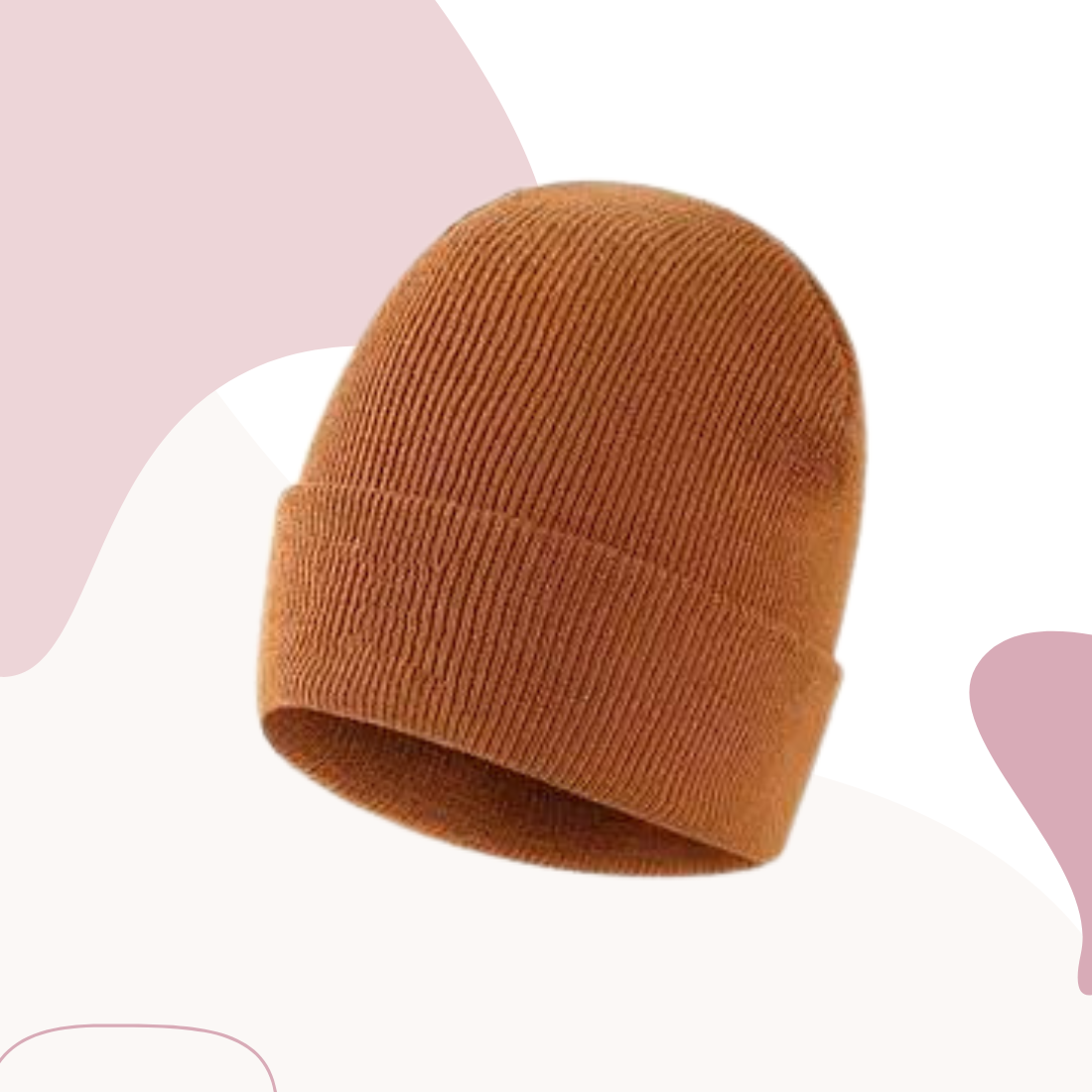 Personalized Kids Beanies with Engraved leatherette Patch