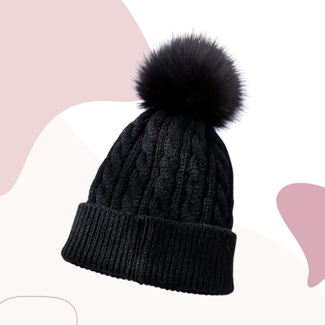 Personalized Kids Beanies with Engraved leatherette Patch