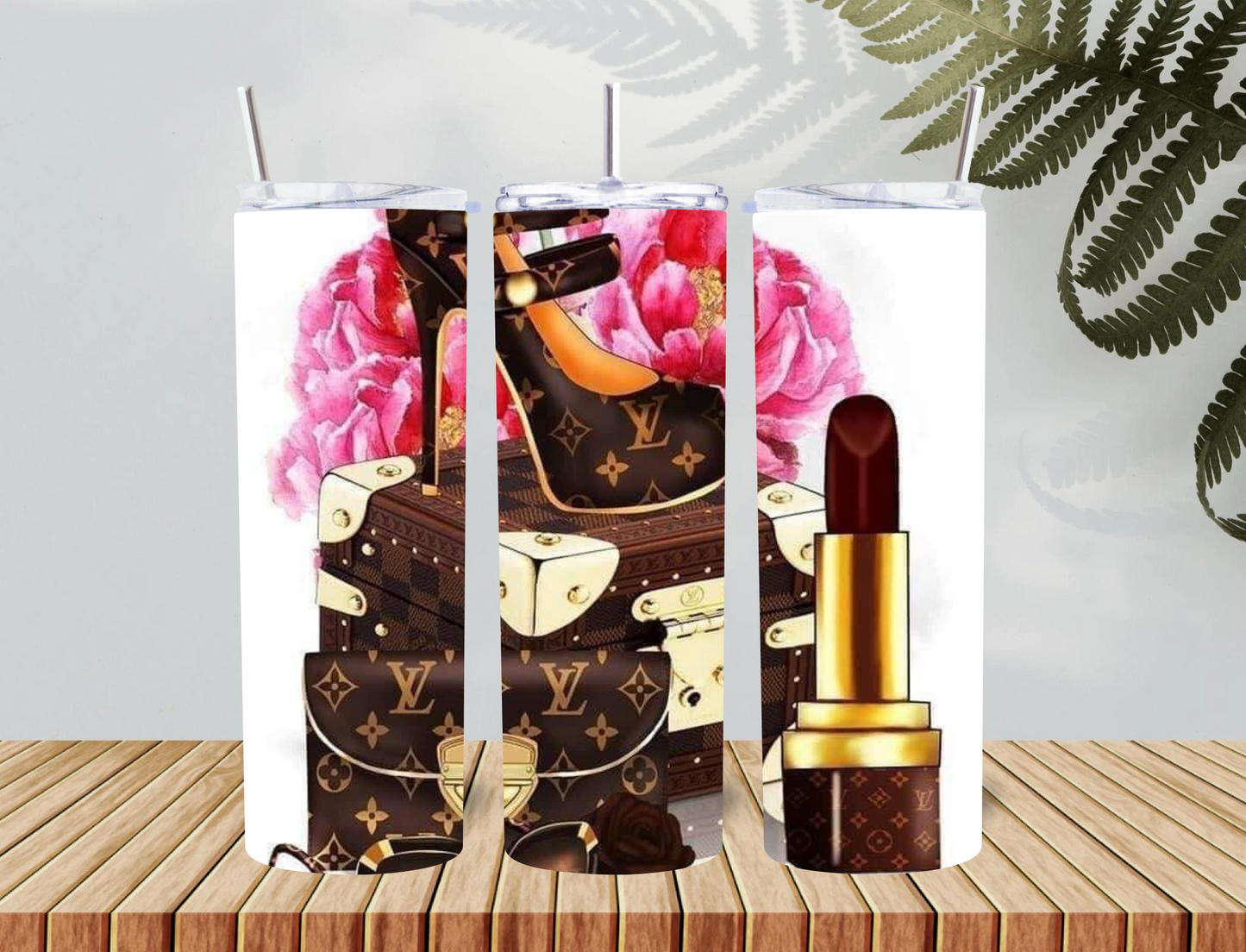 LV Heel and Purse 20 oz Tumbler