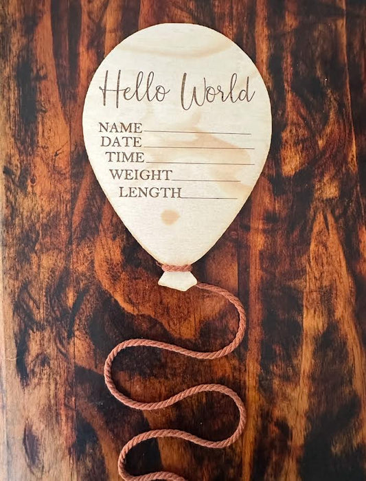 Hello World Balloon