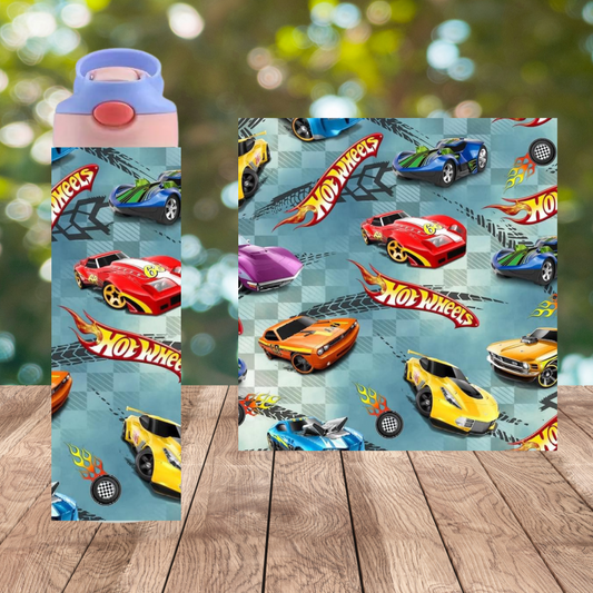 Hot wheels drink bottle, Personalized