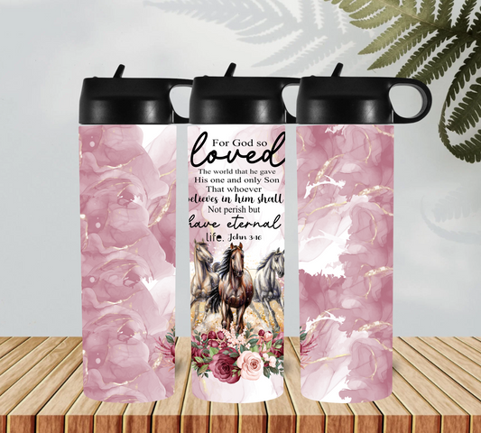 HORSES JOHN 3.16 HYDRO DRINK BOTTLE