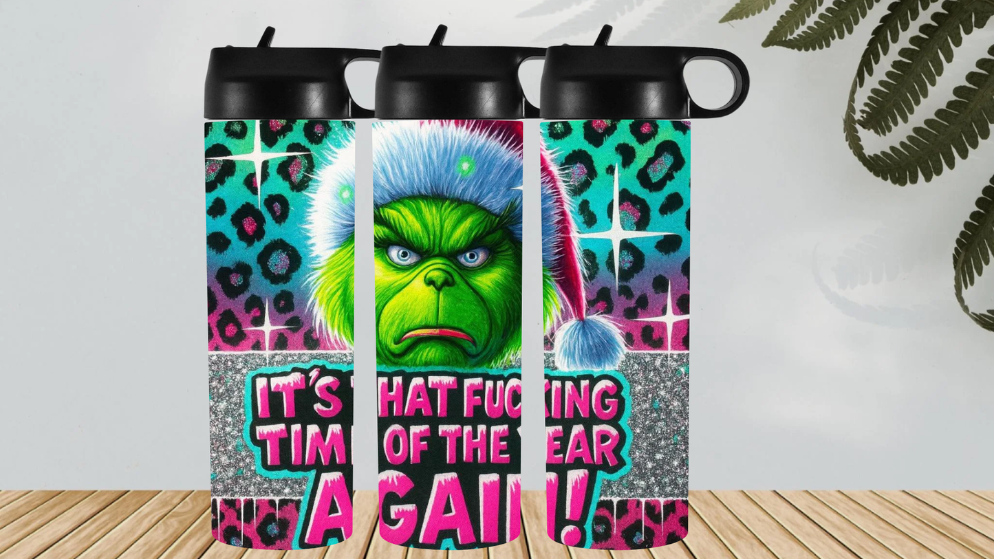 GRINCH  animal print HYDRO DRINK BOTTLE