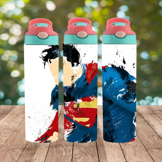 superman drink bottle (watercolour) drink bottle