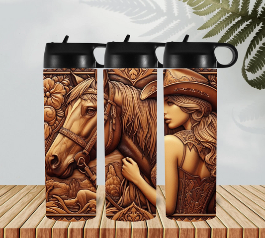 WOODEN HORSE HYDRO DRINK BOTTLE