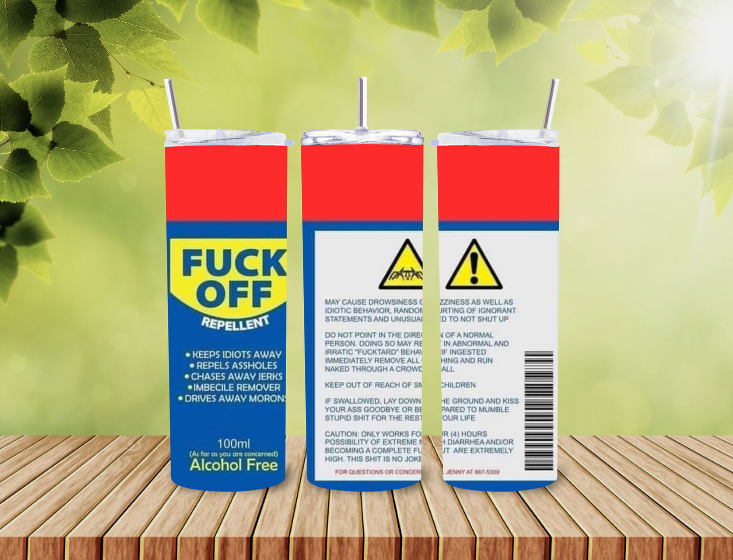 WD-40 Fuck Off Repellant 20 oz Tumbler