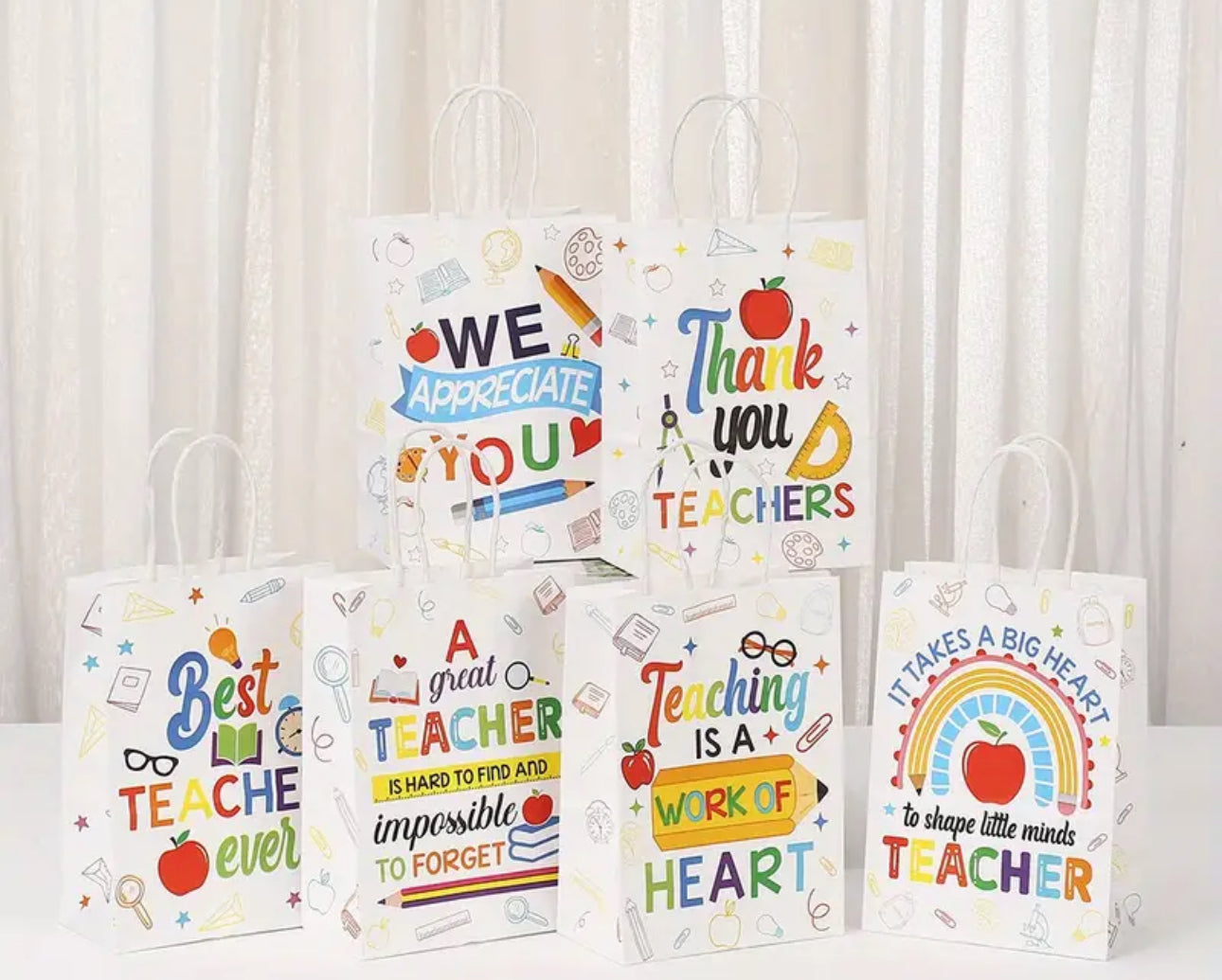 Teacher gift bags