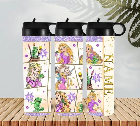 PERSONALISED TANGLED PRINCESS HYDRO DRINK BOTTLE