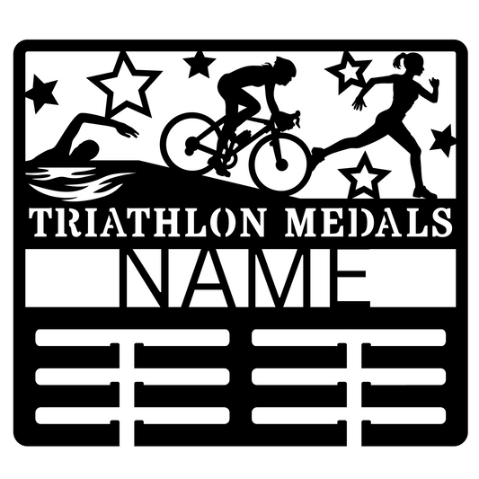 Triathlon Medal Holder