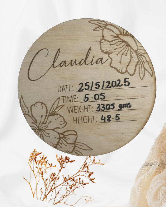 Hello World personalised flower