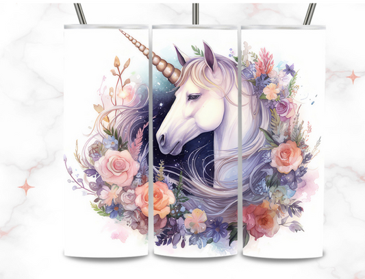 Unicorn head  20 oz Tumbler