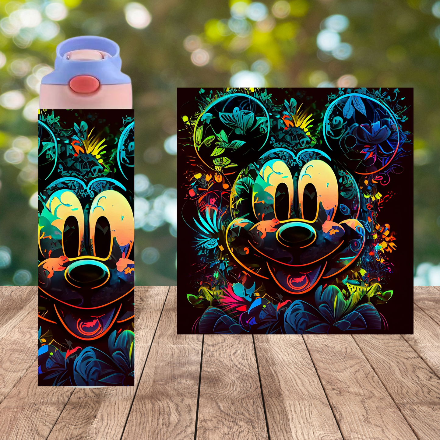 mickey mouse kids drink bottle