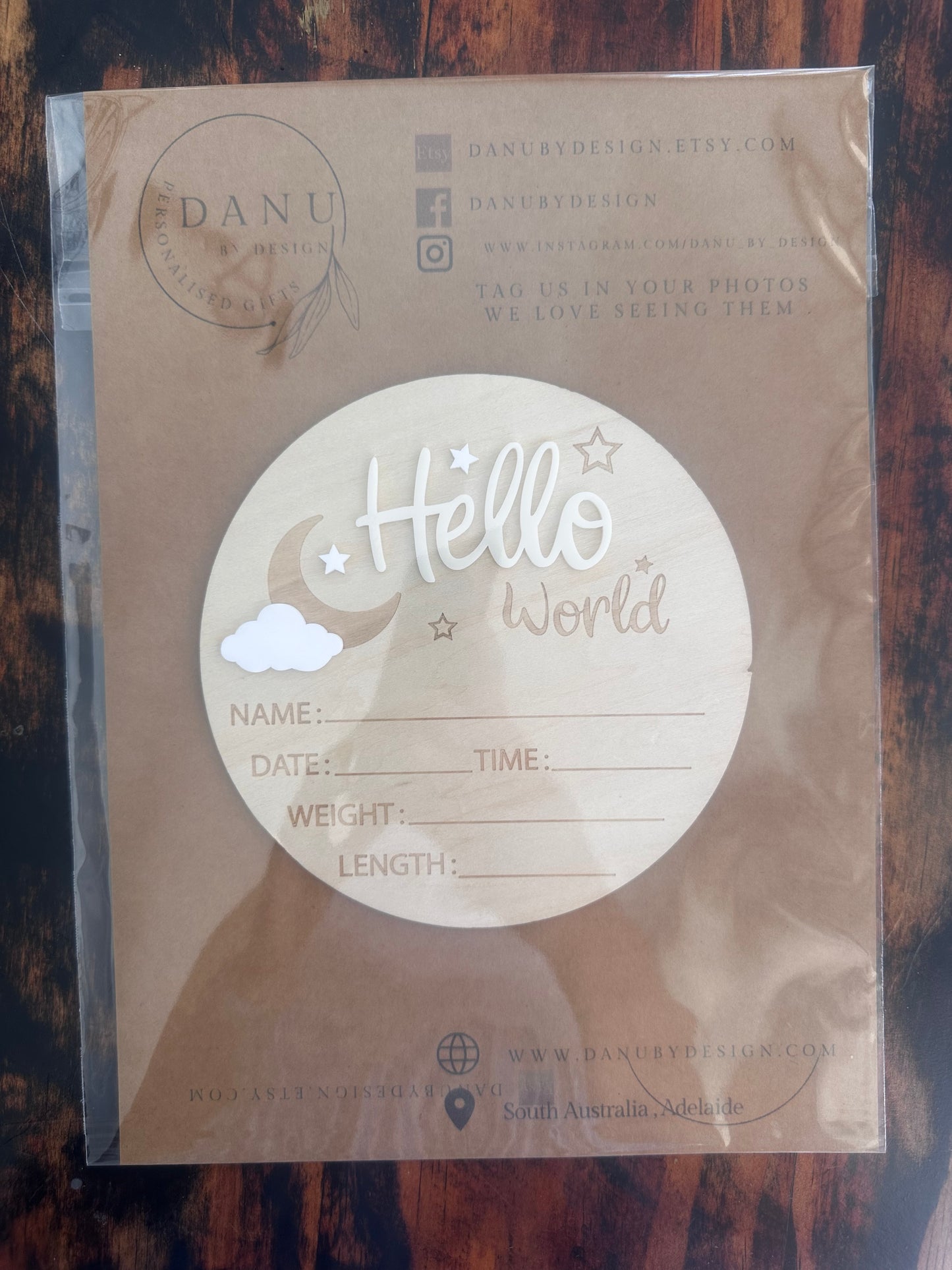 Hello World Moon and Stars