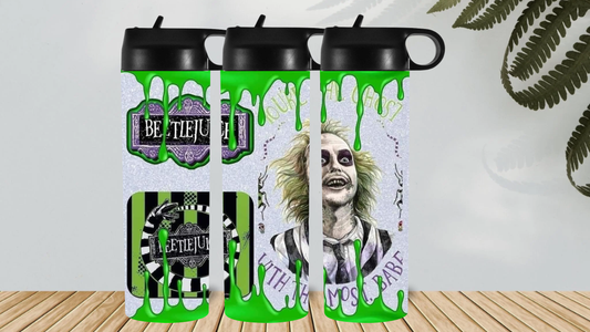 BEETLEJUICE GREEN SLIME HYDRO DRINK BOTTLE