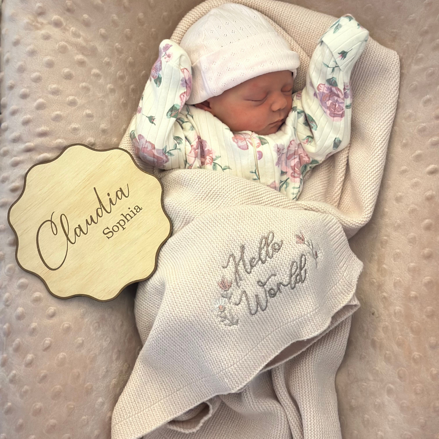 NAME PLAQUE NEWBORN