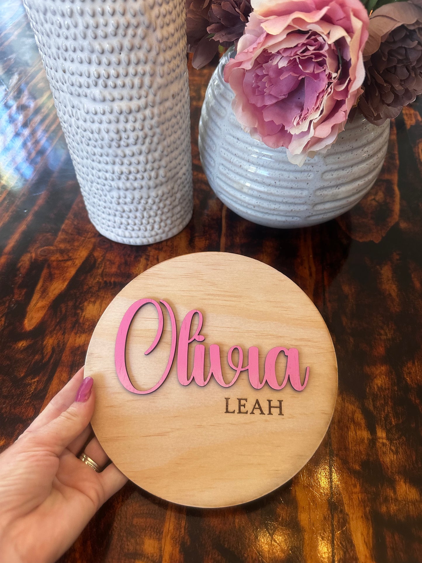 Baby’s name Plaque