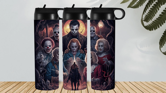 HALLOWEEN MASKED HORROR  BOTTLE  HYDRO DRINK BOTTLE