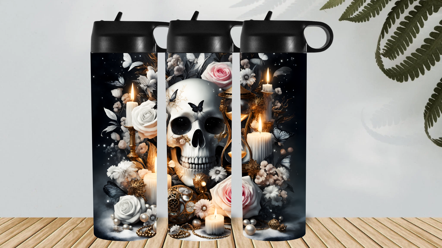 SKULL AND ROSES HYDRO DRINK BOTTLE