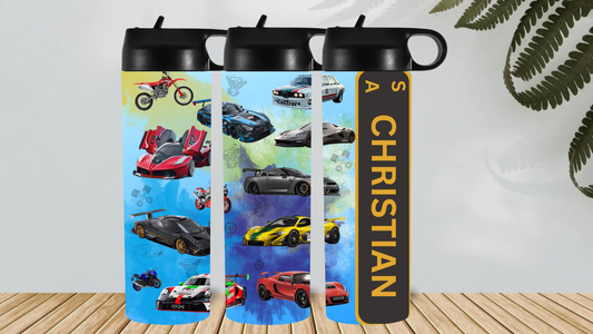 SUPER CARS AND BIKES HYDRO DRINK BOTTLE DRINK BOTTLE