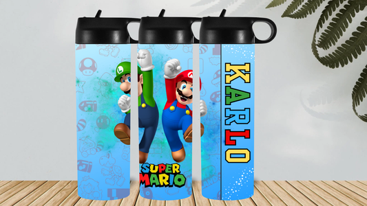 SUPER MARIO (JUMP ) PERSONALISED HYDRO DRINK BOTTLE