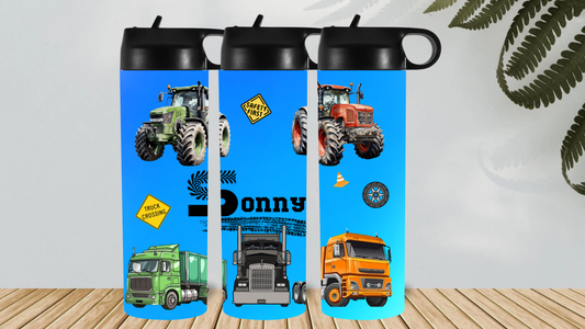 TRACTORS PERSONALISED HYDRO DRINK BOTTLE DRINK BOTTLE