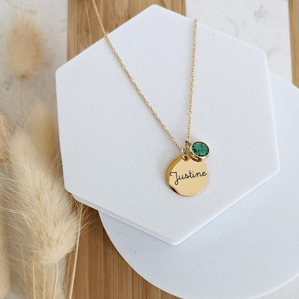 Birthstone Personalized Necklace