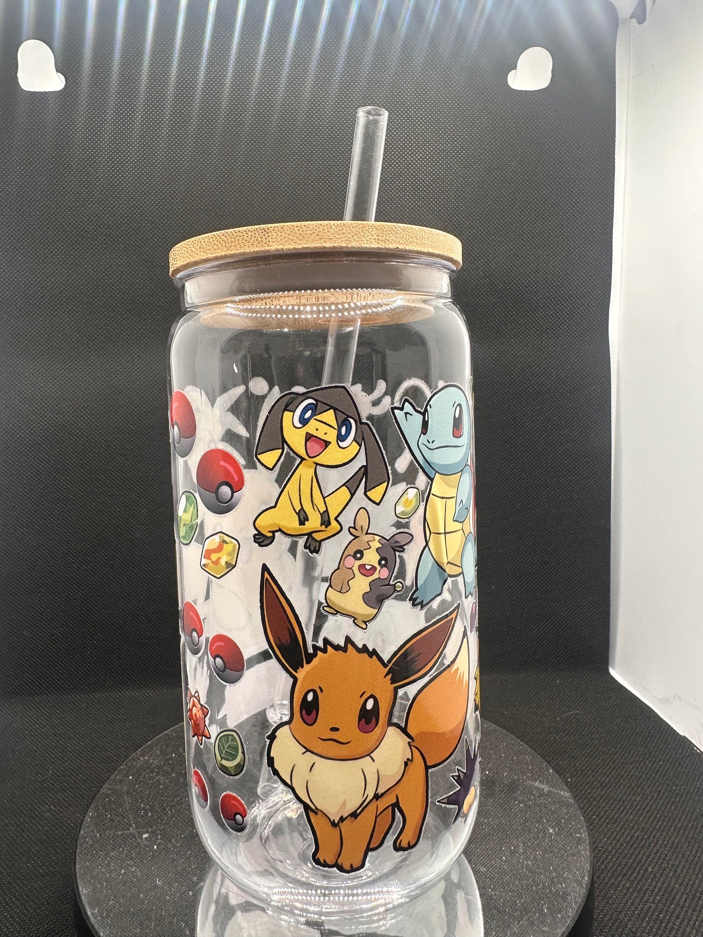 Acrylic Libby cup 16 oz Pokemon Cup with Straw Acrylic cup wont break Australian Seller