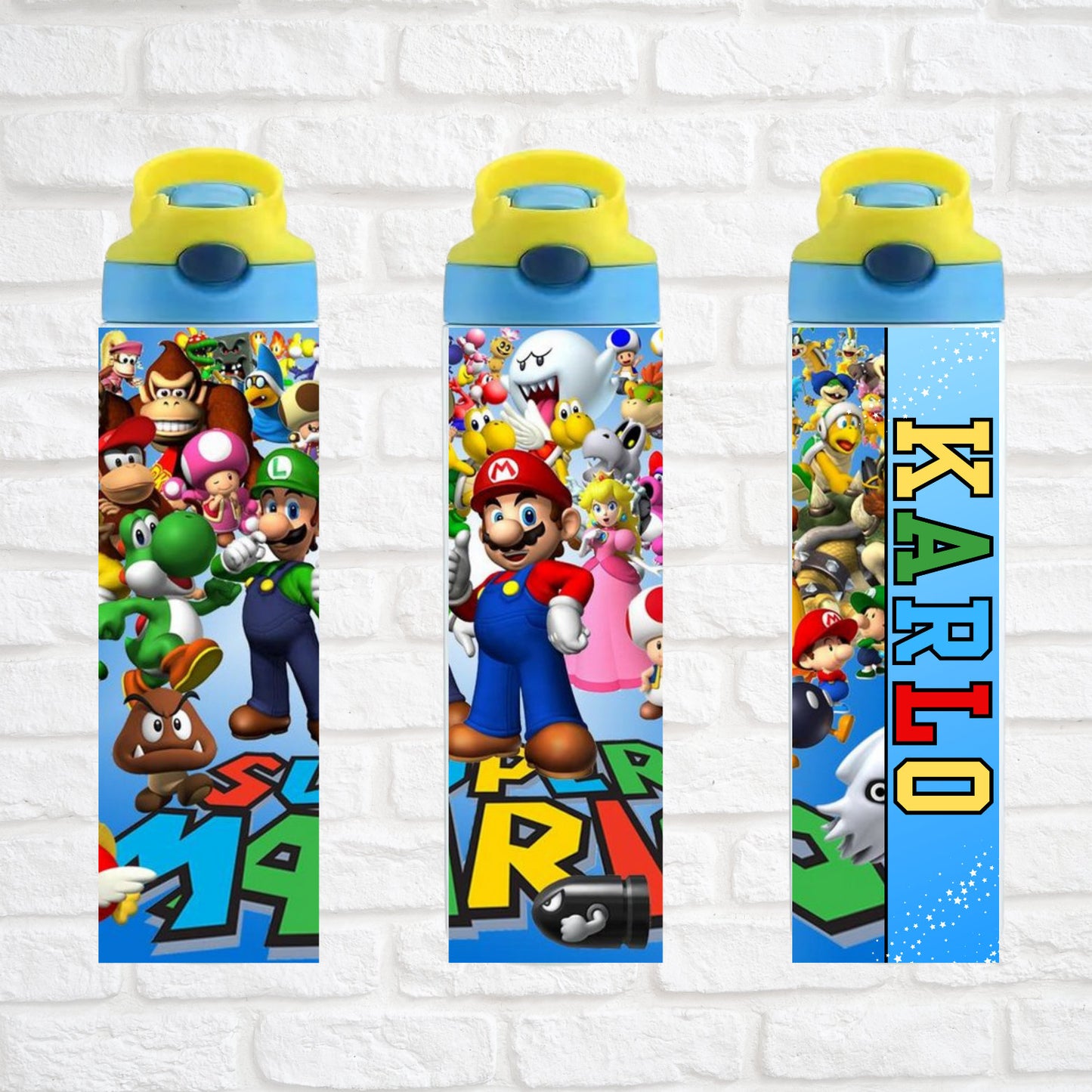 SUPER MARIO Team     20 oz Kids  Personalized