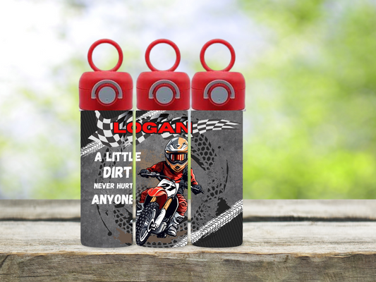 Motorcross kids drink bottle 12 oz