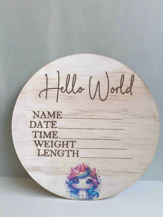Hello World unicorn